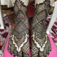 Leg Mehndi Design | પગ ની મહેંદી 57