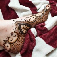 Leg Mehndi Design | પગ ની મહેંદી 58