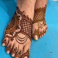 Leg Mehndi Design | પગ ની મહેંદી 59