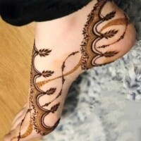 Leg Mehndi Design | પગ ની મહેંદી 61