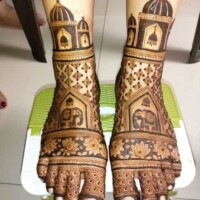 Leg Mehndi Design | પગ ની મહેંદી 62