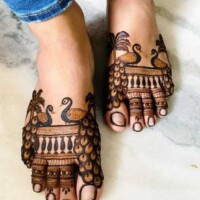 Leg Mehndi Design | પગ ની મહેંદી 65