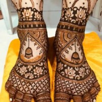 Leg Mehndi Design | પગ ની મહેંદી 67