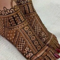 Leg Mehndi Design | પગ ની મહેંદી 68