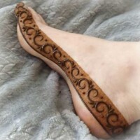 Leg Mehndi Design | પગ ની મહેંદી 69