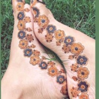 Leg Mehndi Design | પગ ની મહેંદી 70