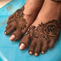 Leg Mehndi Design | પગ ની મહેંદી 71