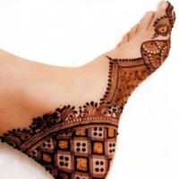 Leg Mehndi Design | પગ ની મહેંદી 73