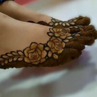 Leg Mehndi Design | પગ ની મહેંદી 78