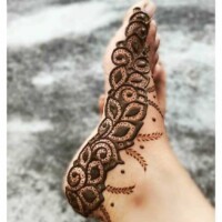 Leg Mehndi Design | પગ ની મહેંદી 9