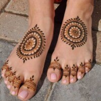 Leg Mehndi Design | પગ ની મહેંદી 80