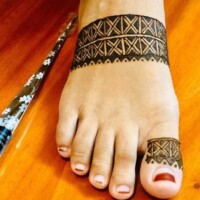 Leg Mehndi Design | પગ ની મહેંદી 82