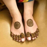 Leg Mehndi Design | પગ ની મહેંદી 83