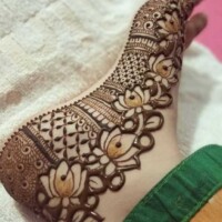 Leg Mehndi Design | પગ ની મહેંદી 84
