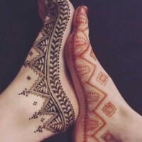 Leg Mehndi Design | પગ ની મહેંદી 85