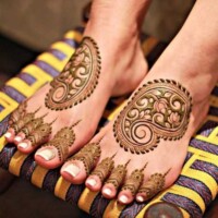 Leg Mehndi Design | પગ ની મહેંદી 88