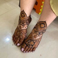 Leg Mehndi Design | પગ ની મહેંદી 10