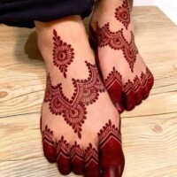 Leg Mehndi Design | પગ ની મહેંદી 90