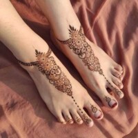 Leg Mehndi Design | પગ ની મહેંદી 94