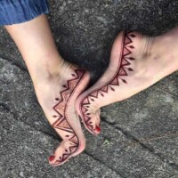 Leg Mehndi Design | પગ ની મહેંદી 96
