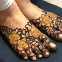 Leg Mehndi Design | પગ ની મહેંદી 97