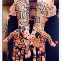 Engagement Bridal Mehndi Design 2