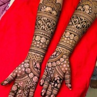 Engagement Bridal Mehndi Design 15