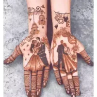 Engagement Bridal Mehndi Design 16