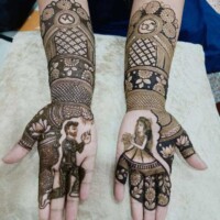 Engagement Bridal Mehndi Design 19