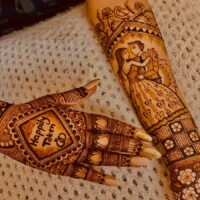 Engagement Bridal Mehndi Design 25