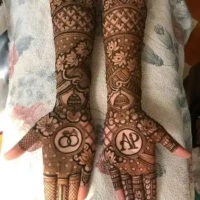 Engagement Bridal Mehndi Design 1