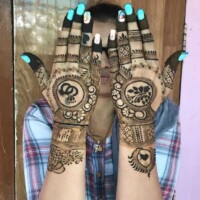 Engagement Bridal Mehndi Design 5