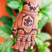 Kanku Pagala Mehndi Design 14