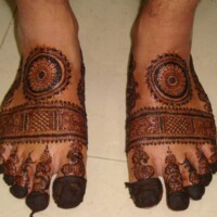 Kanku Pagala Mehndi Design 16
