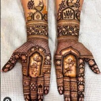 Kanku Pagala Mehndi Design 20