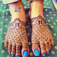 Kanku Pagala Mehndi Design 23