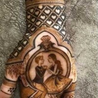 Kanku Pagala Mehndi Design 8