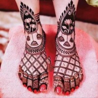 Kanku Pagala Mehndi Design 9